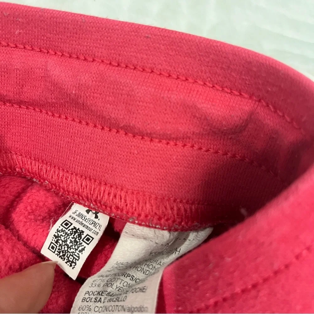 Under Armour Kids Girls Pink‎ Jogger Sweatpants size youth small joggers